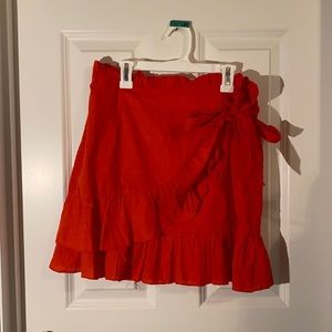 red skirt